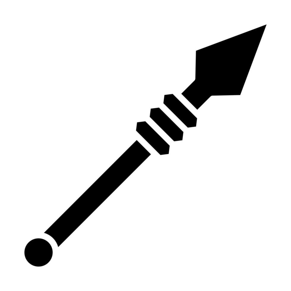 Spear Vector Glyph Icon Design