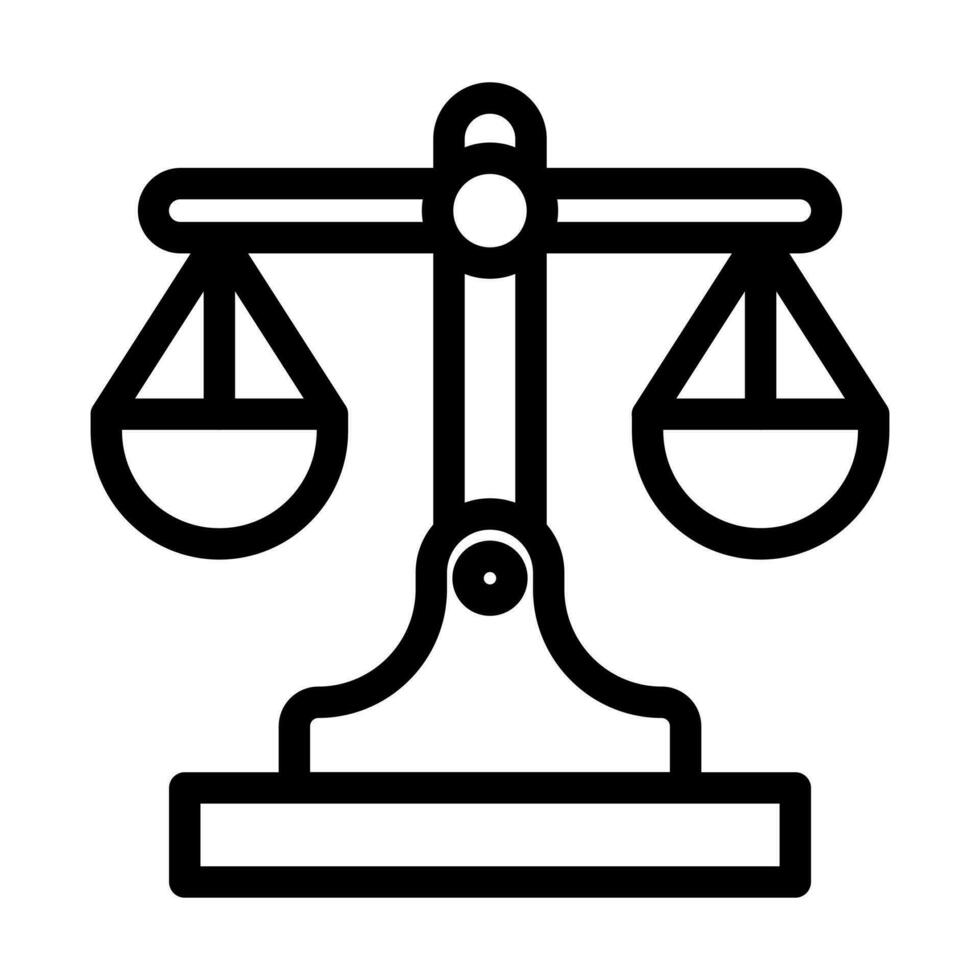 Scales Icon Design vector
