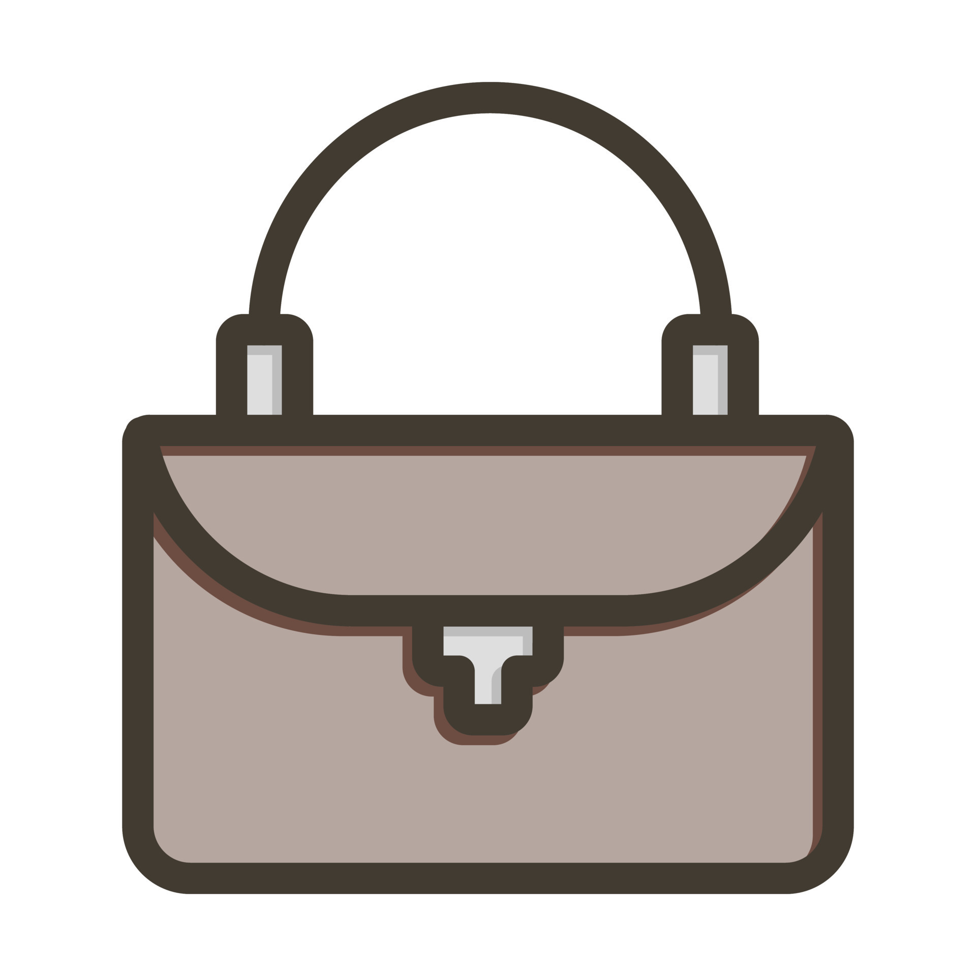 Ladies Purse Vector Thick Line Filled Colors Icon Design 24094258