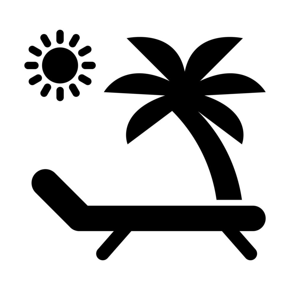 Summer Vector Glyph Icon Design