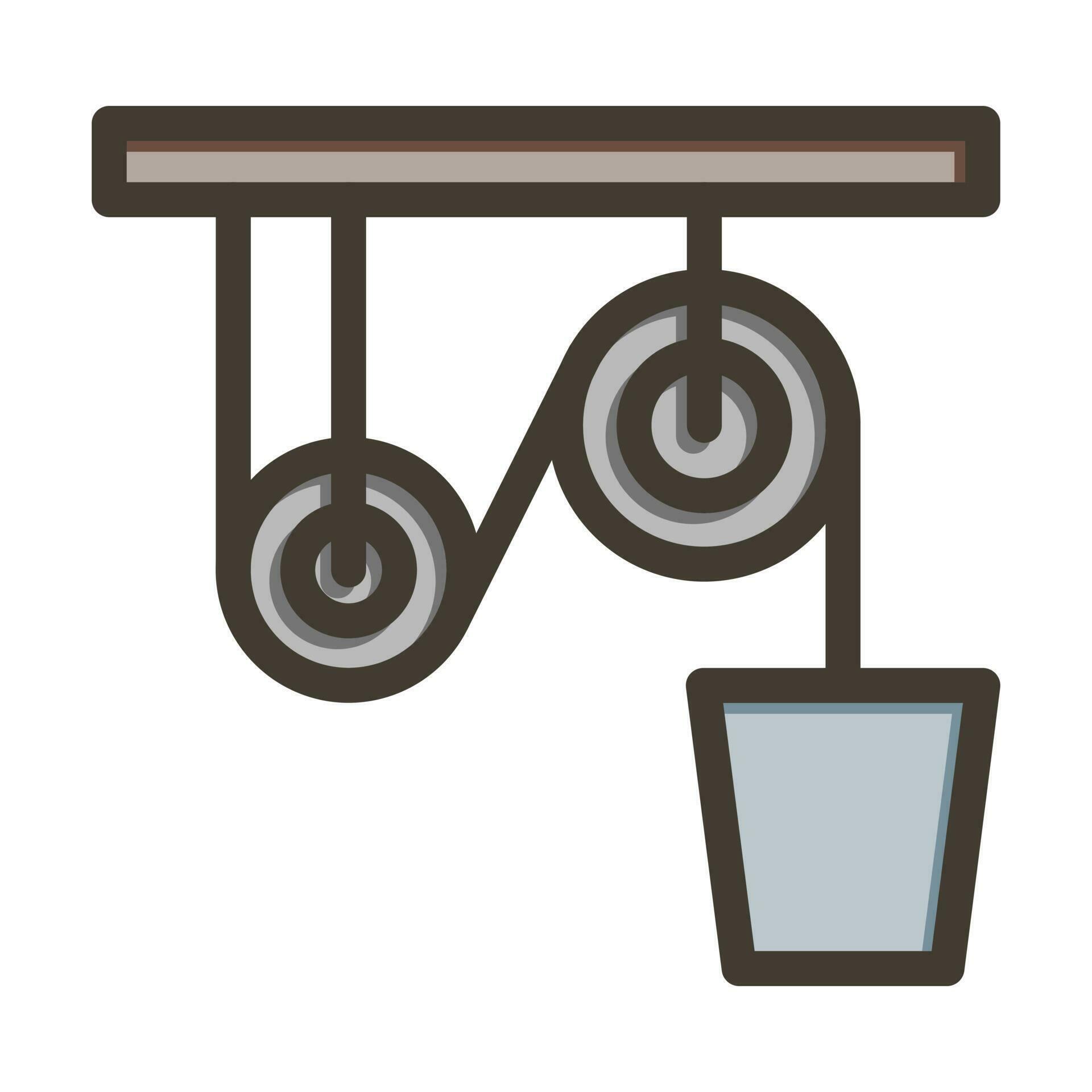Pulley Vector Thick Line Filled Colors Icon Design 24094436 Vector Art at Vecteezy