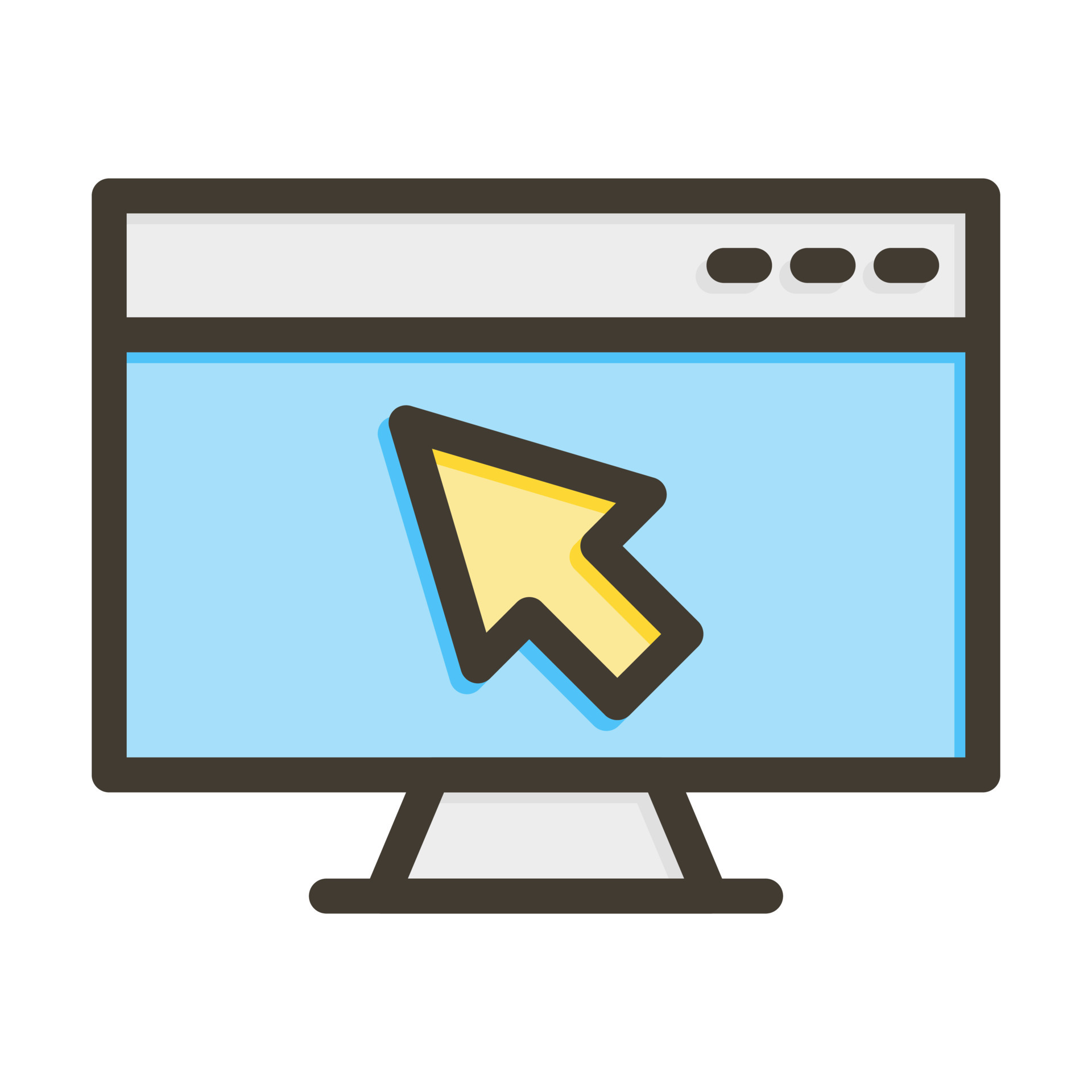 Web Portal Vector Thick Line Filled Colors Icon Design 24094440 Vector