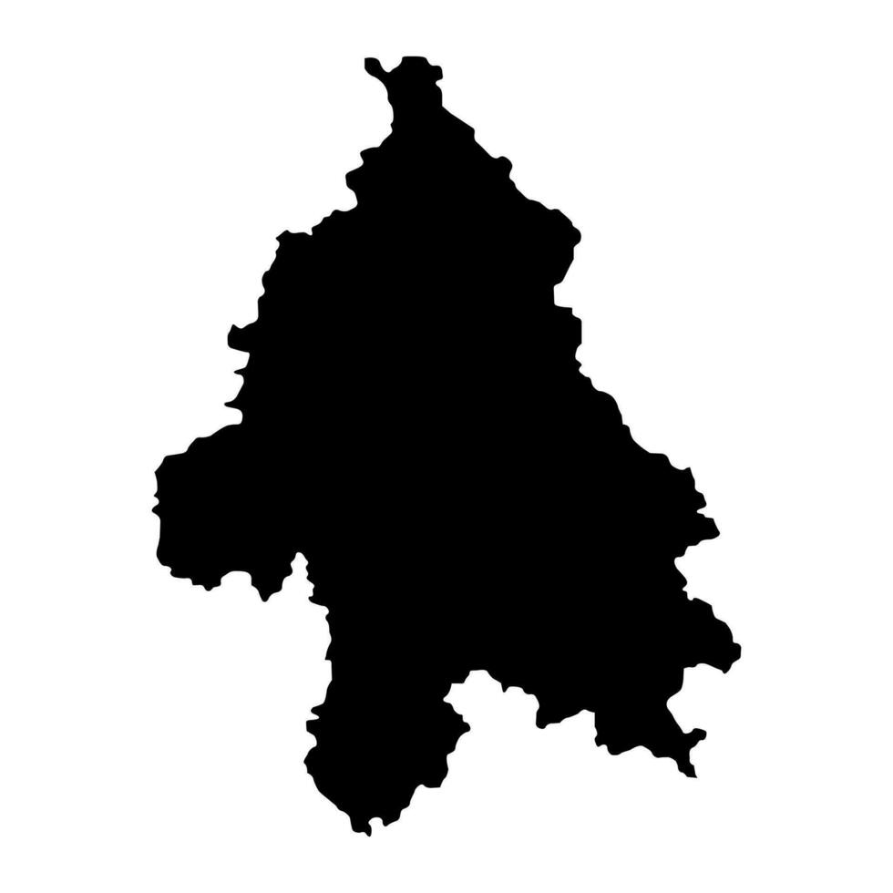 Belgrade city map, administrative district of Serbia. Vector illustration.