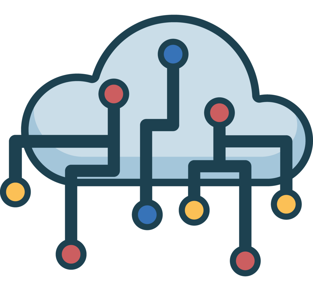 cloud computing with circuit png