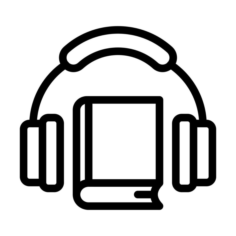 audio libro icono diseño vector