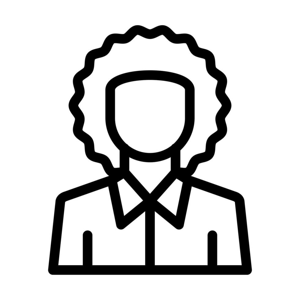 Afro Icon Design vector