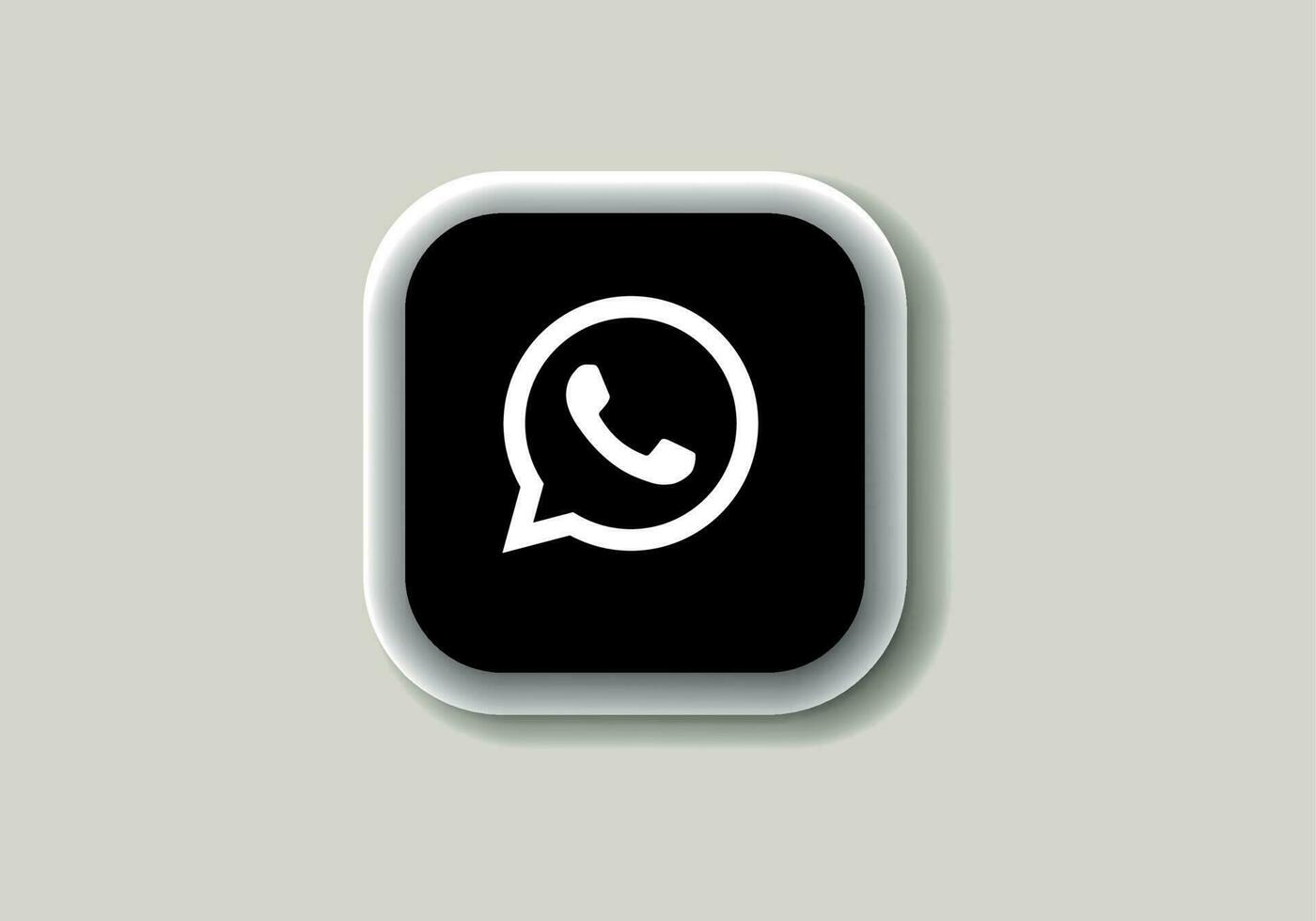 Whatsapp new logo and icon printed on white paper. Whatsapp social media platform logo vector