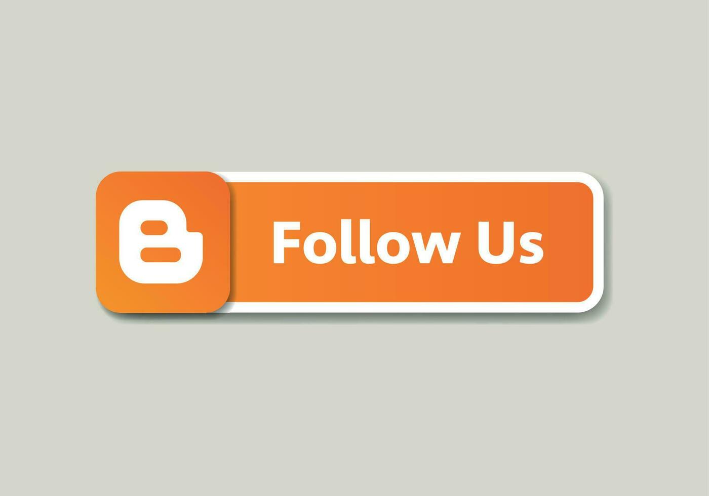 Blogger logo, Blogger icon Follow us speech bubble. Message bubbles. Social media design concept.Modern Vector illustration.