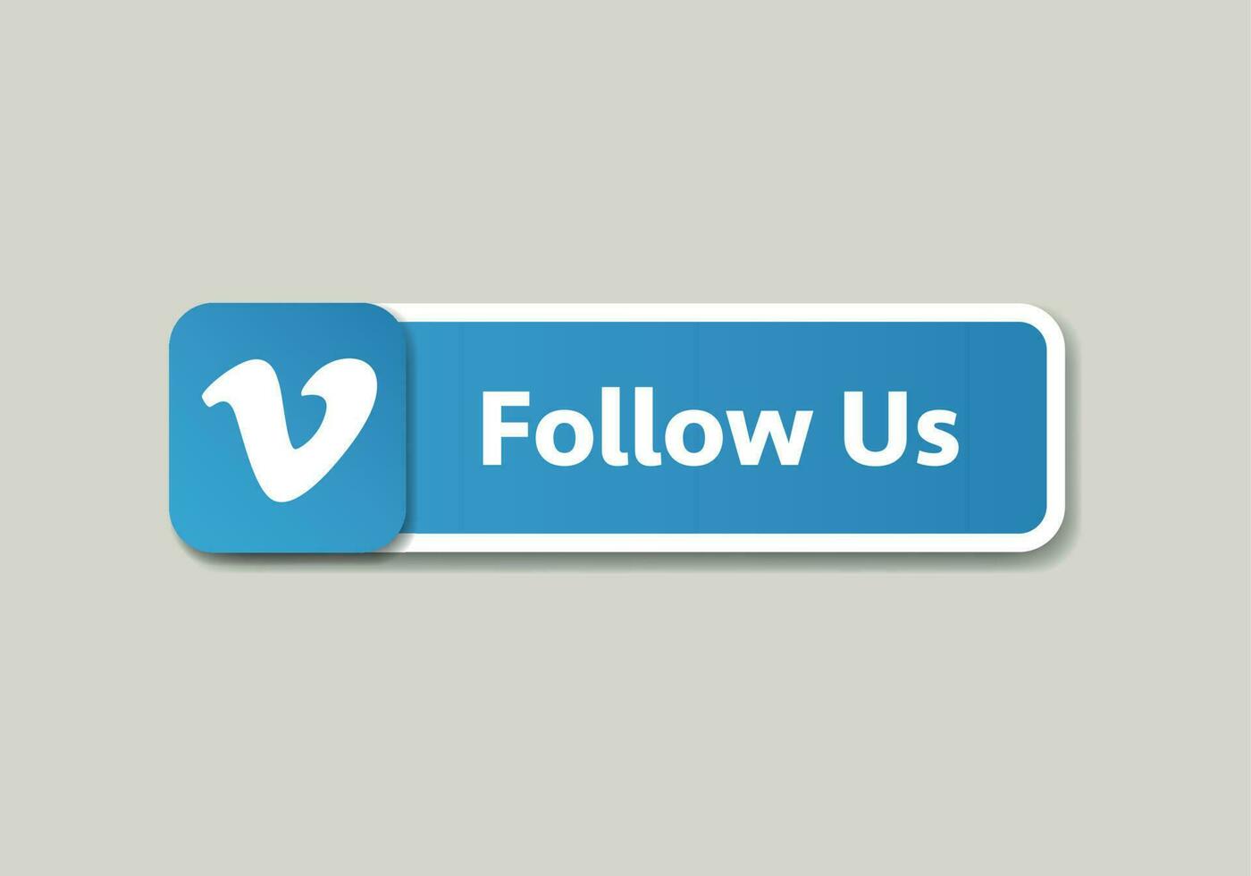 Vimeo logo, Vimeo icon Follow us speech bubble. Message bubbles. Social media design concept.Modern Vector illustration.
