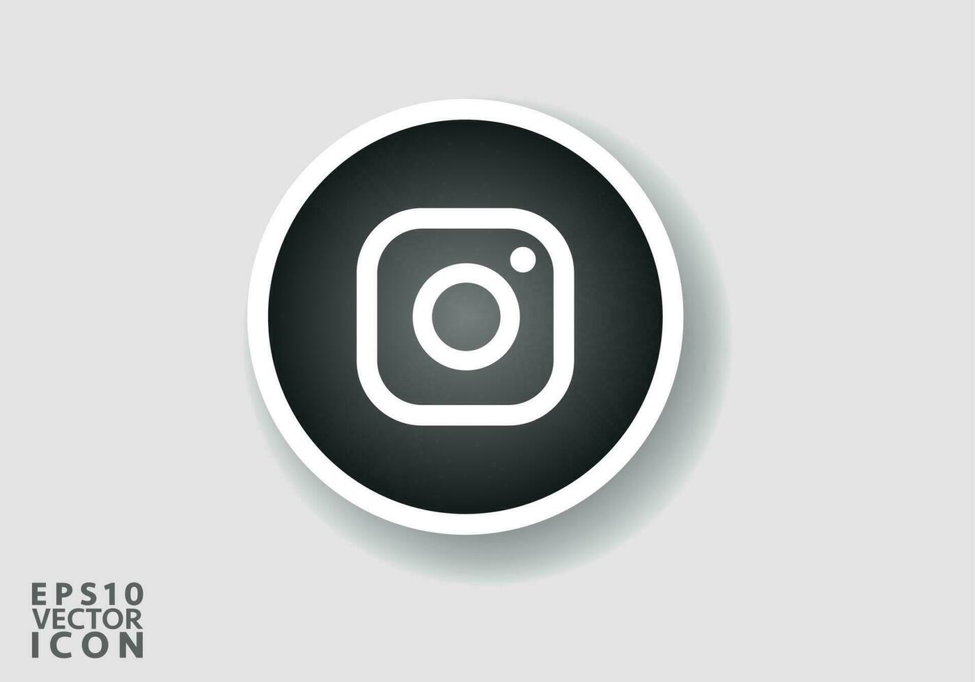 instagram logo. instagram social medios de comunicación icono logotipo instagram plano icono modelo negro color editable. instagram plano icono símbolo vector