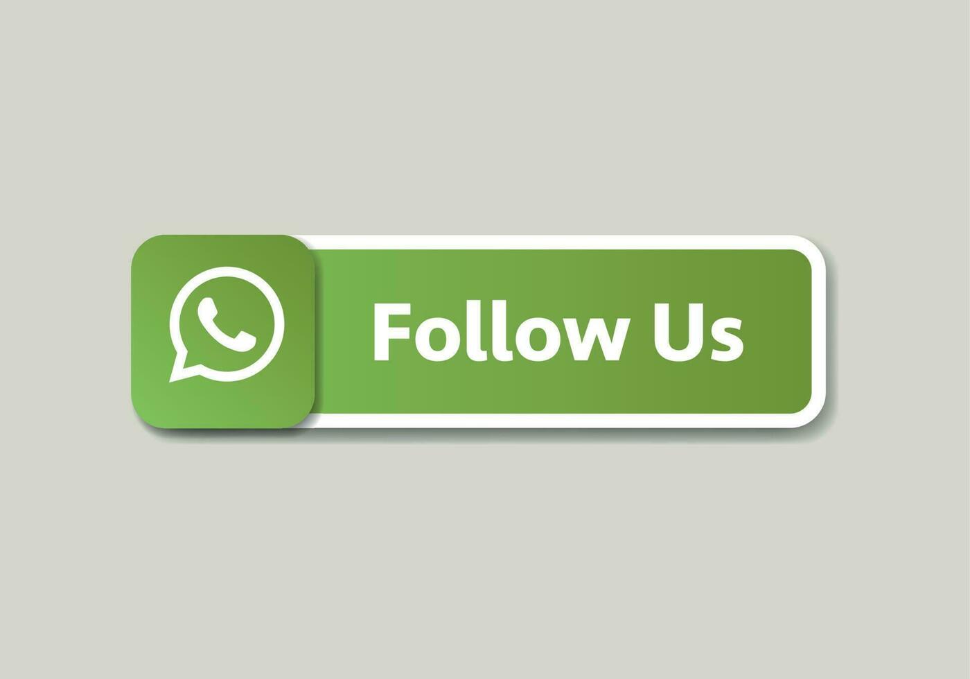 WhatsApp logo, WhatsApp icon Follow us speech bubble. Message bubbles. Social media design concept.Modern Vector illustration.