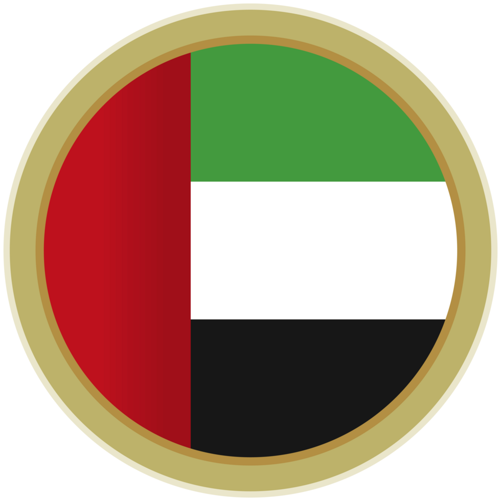 UAE flag in button png