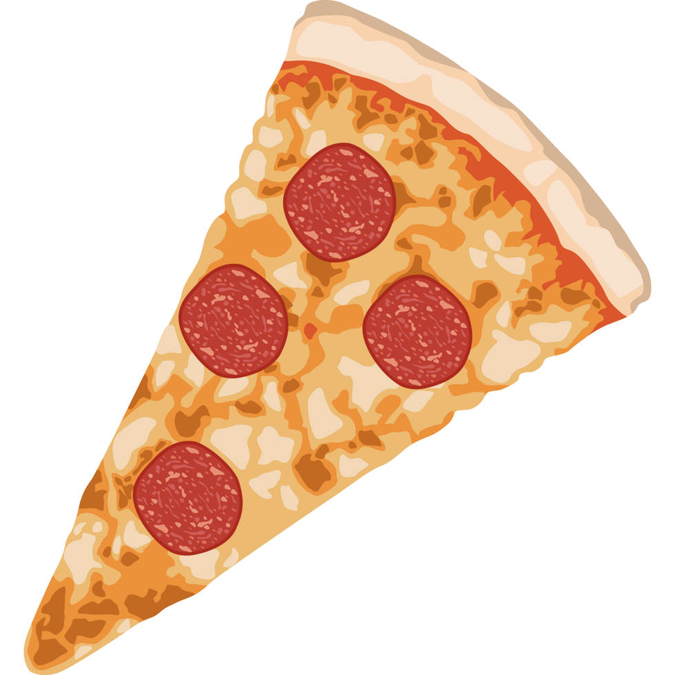 porción de pizza italiana png