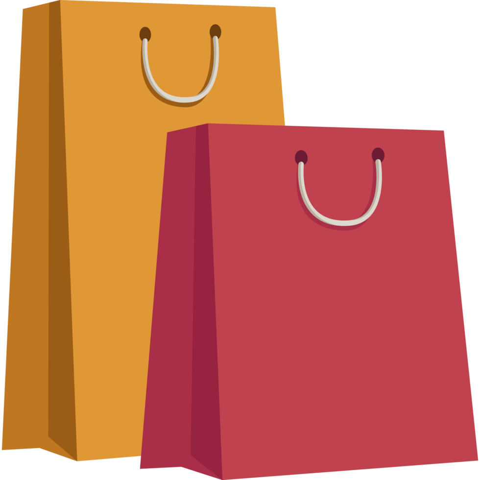 comércio de sacolas de compras png