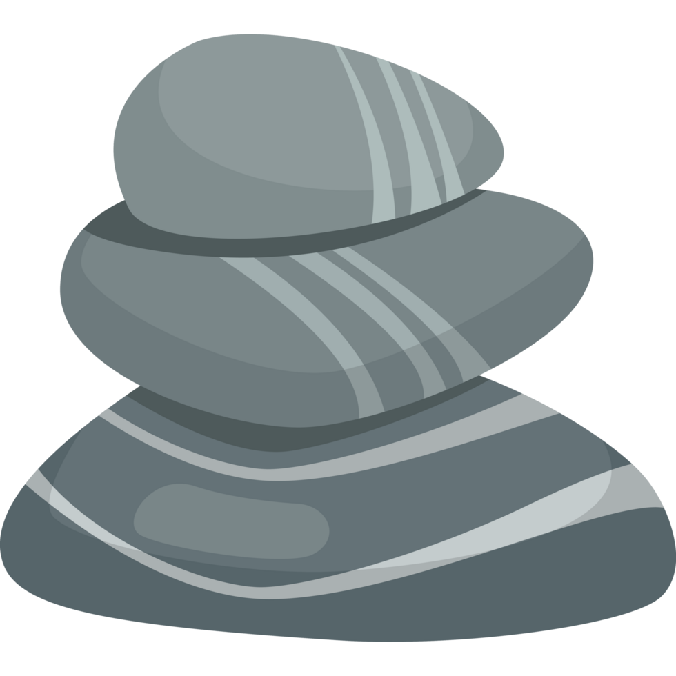 spa pile rocks png