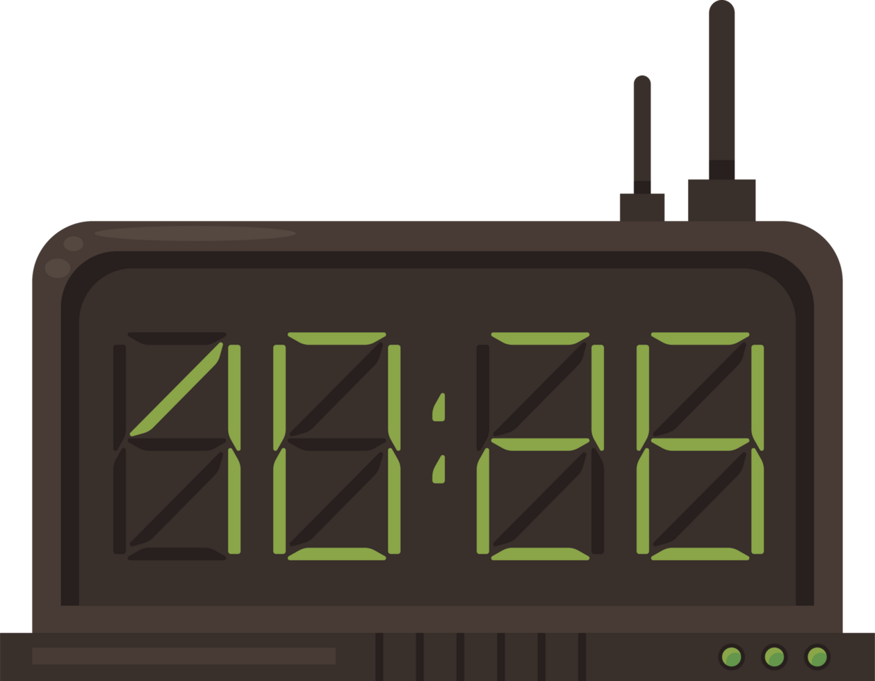 digital time clock png