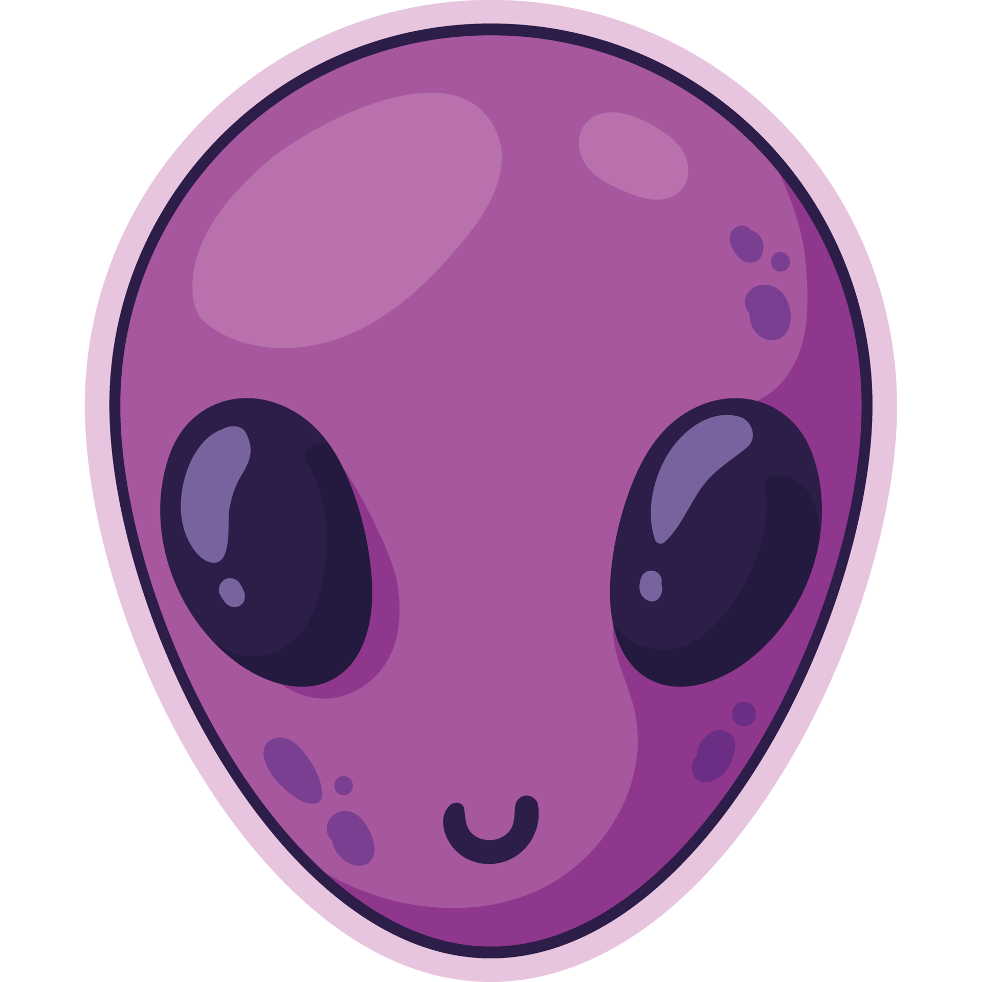 pegatina extraterrestre retro 24095784 PNG