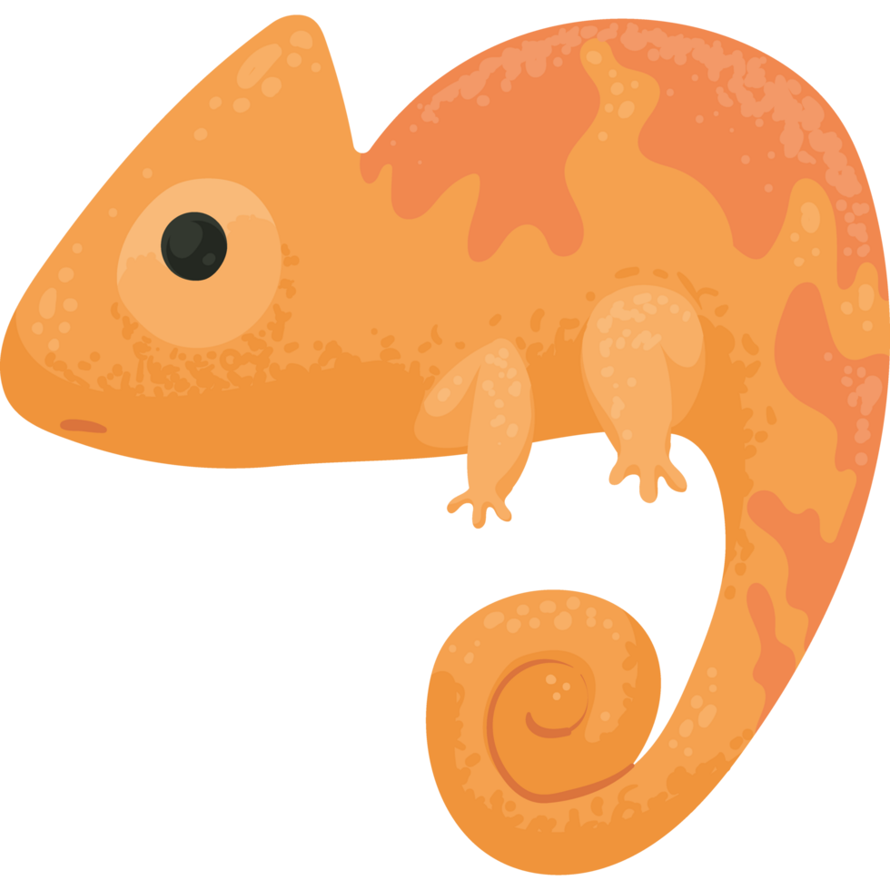 cute chameleon baby png