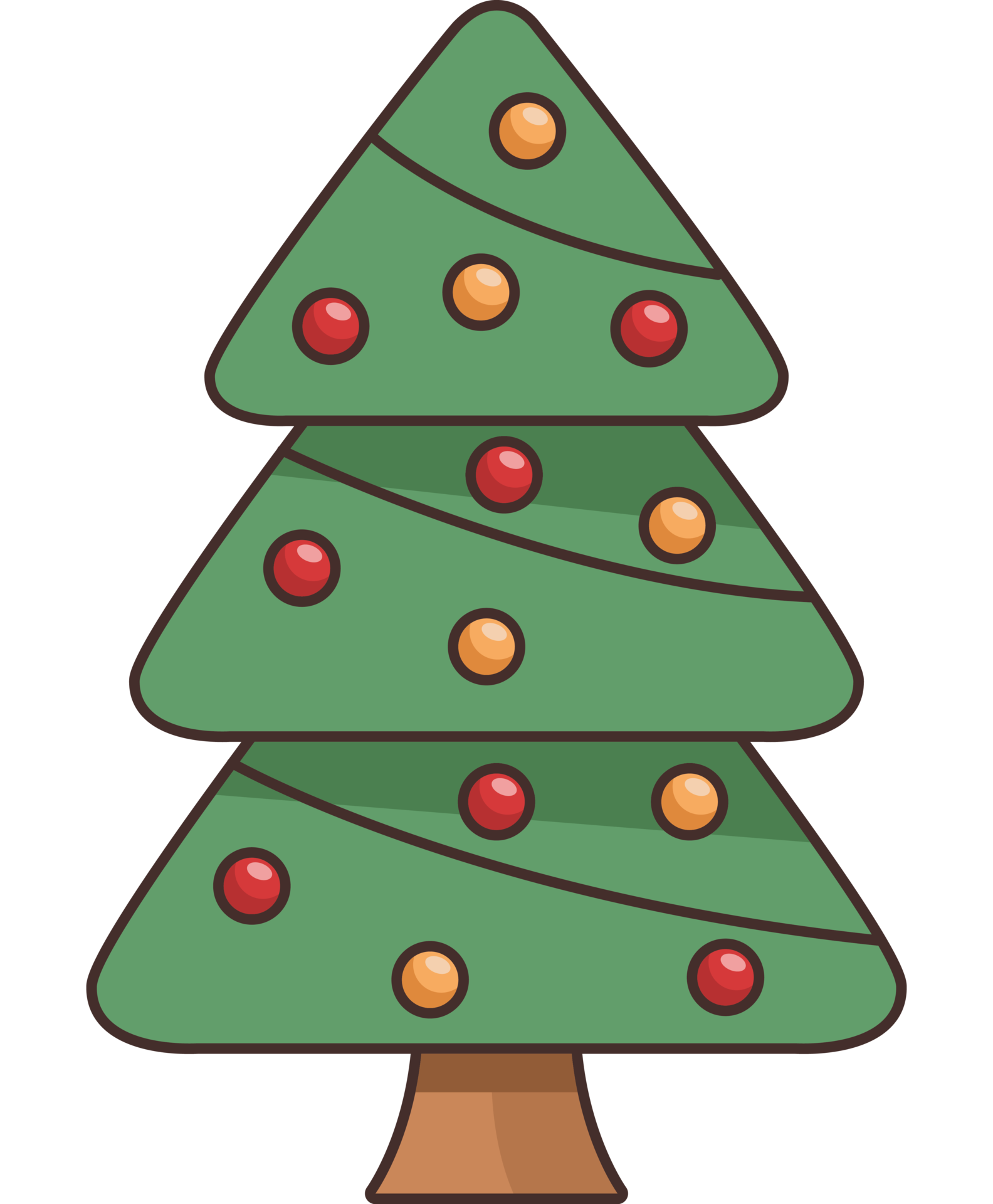 merry christmas pine tree 24096076 PNG