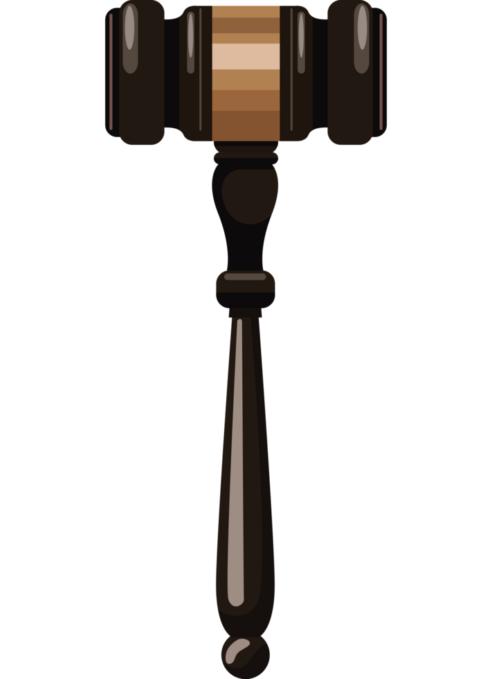 wooden hammer gavel png