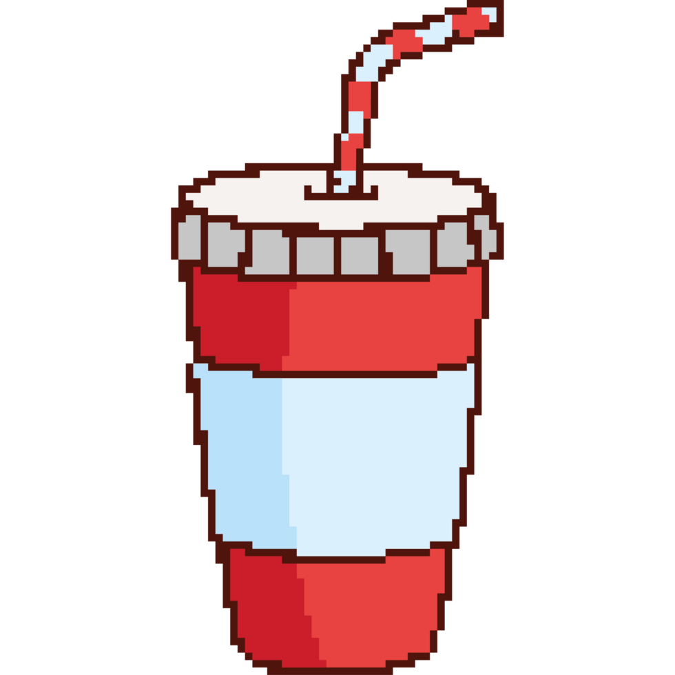 soda drink take away pixelated png