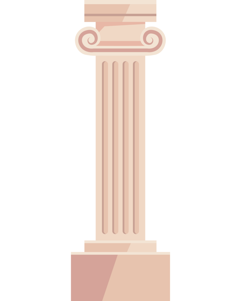 greek culture pillar png