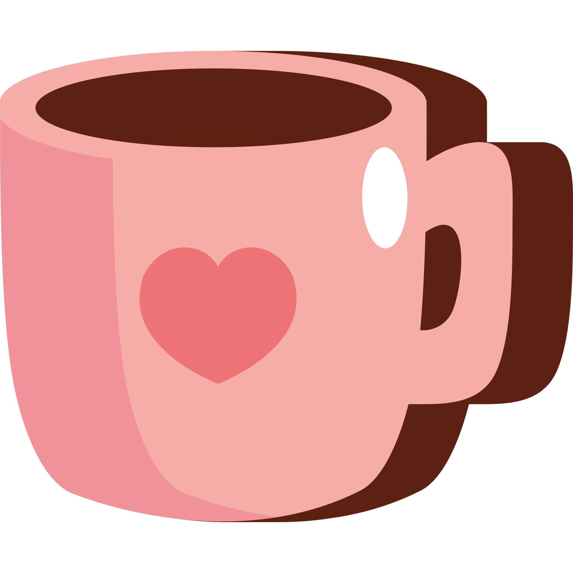mug with heart sticker 24096380 PNG