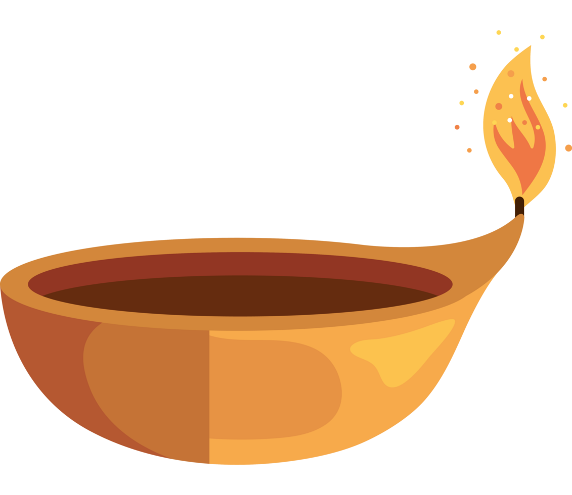 Diwali di legno lampada png