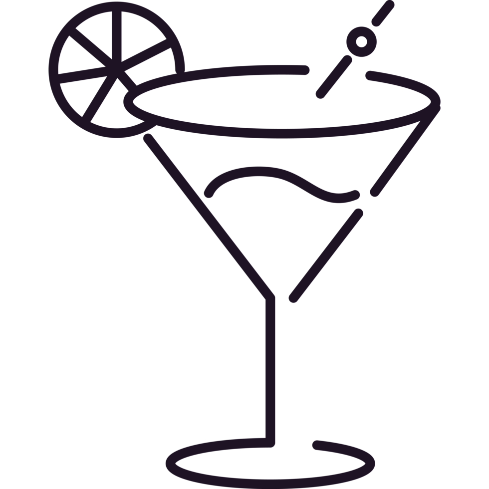 cocktail festa bevanda linea png