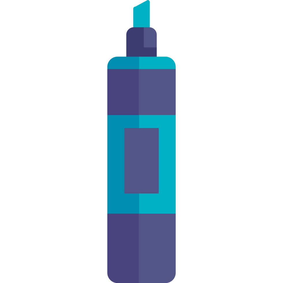 marker blue school supply png