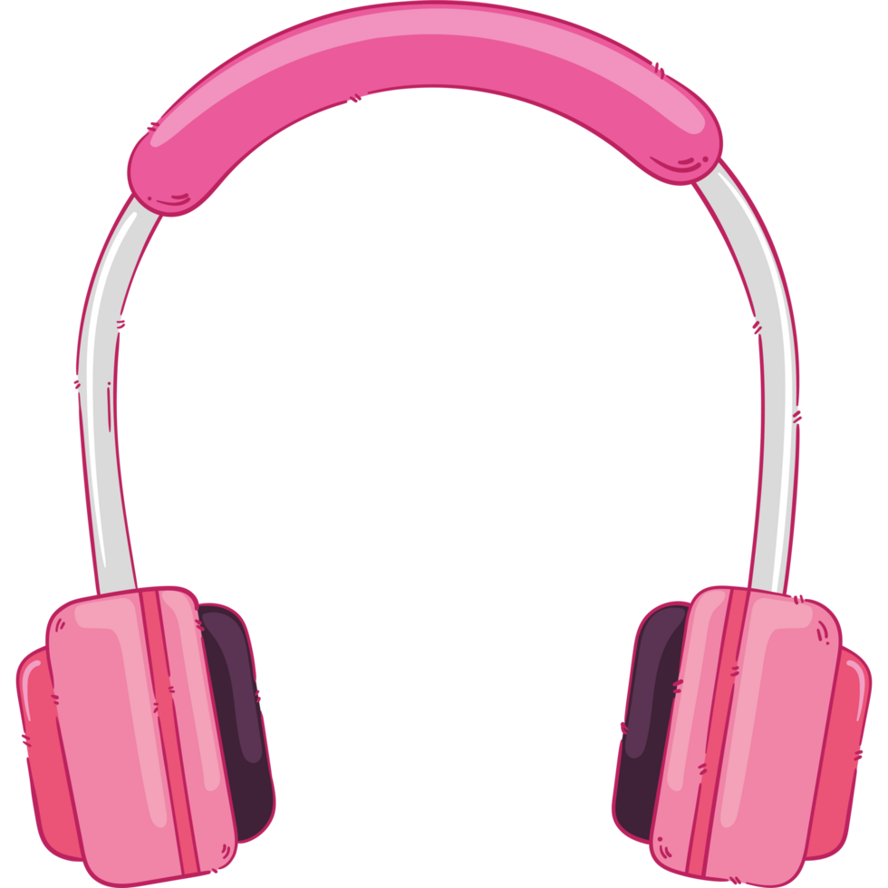 pink headset device 24096645 PNG