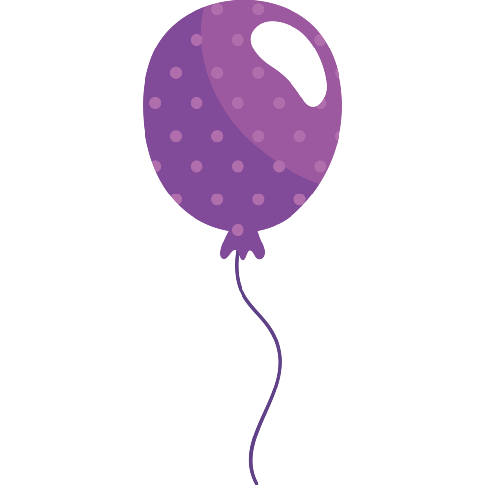 purple balloon helium floating png