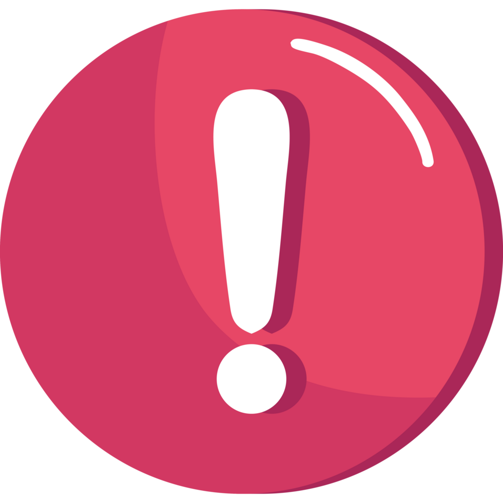 alert symbol in circle png