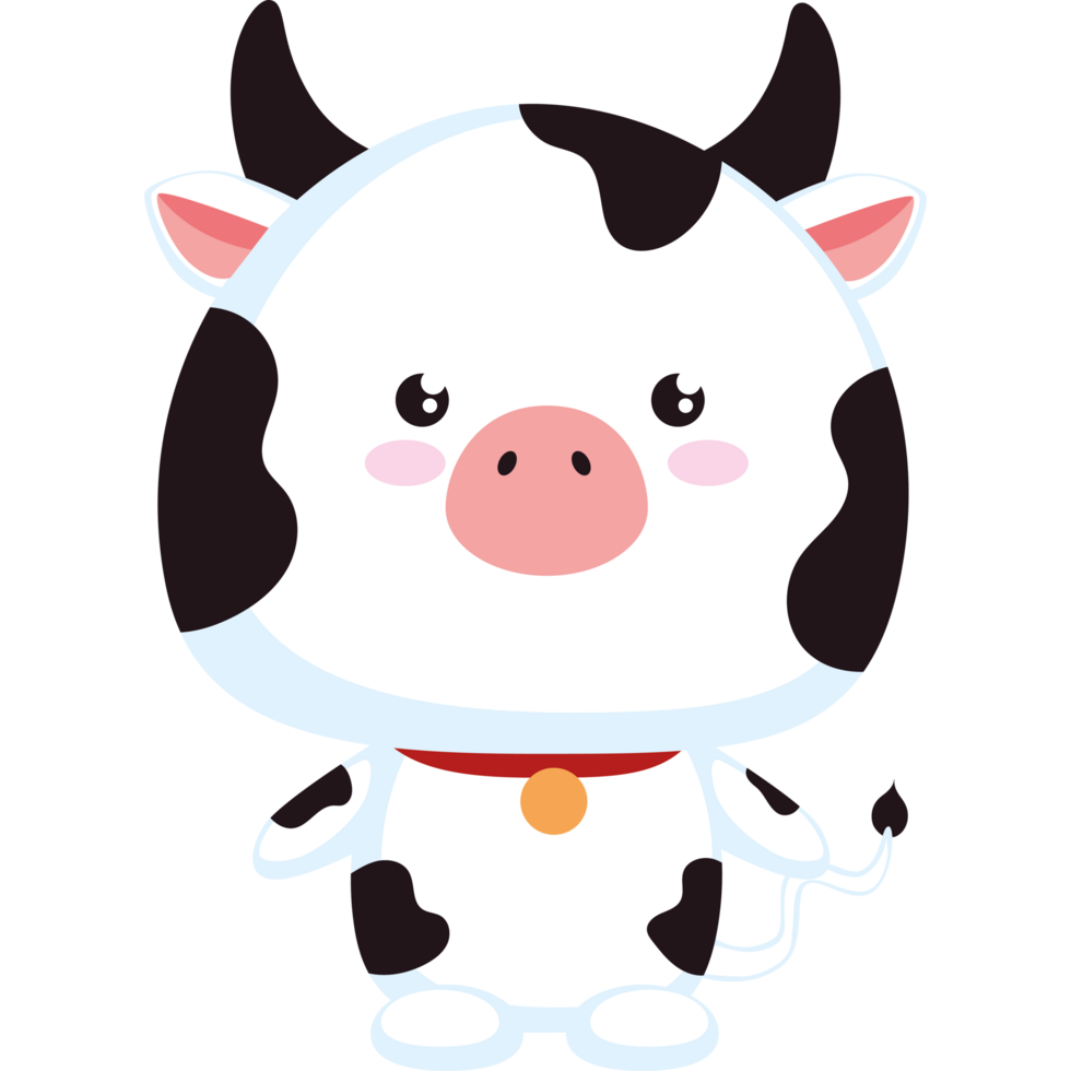 cute cow animal png