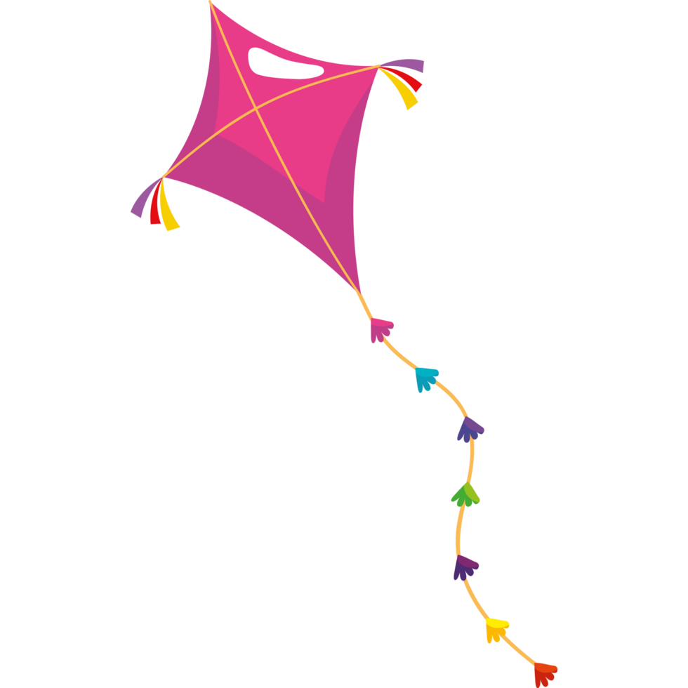 kite flying childish toy png