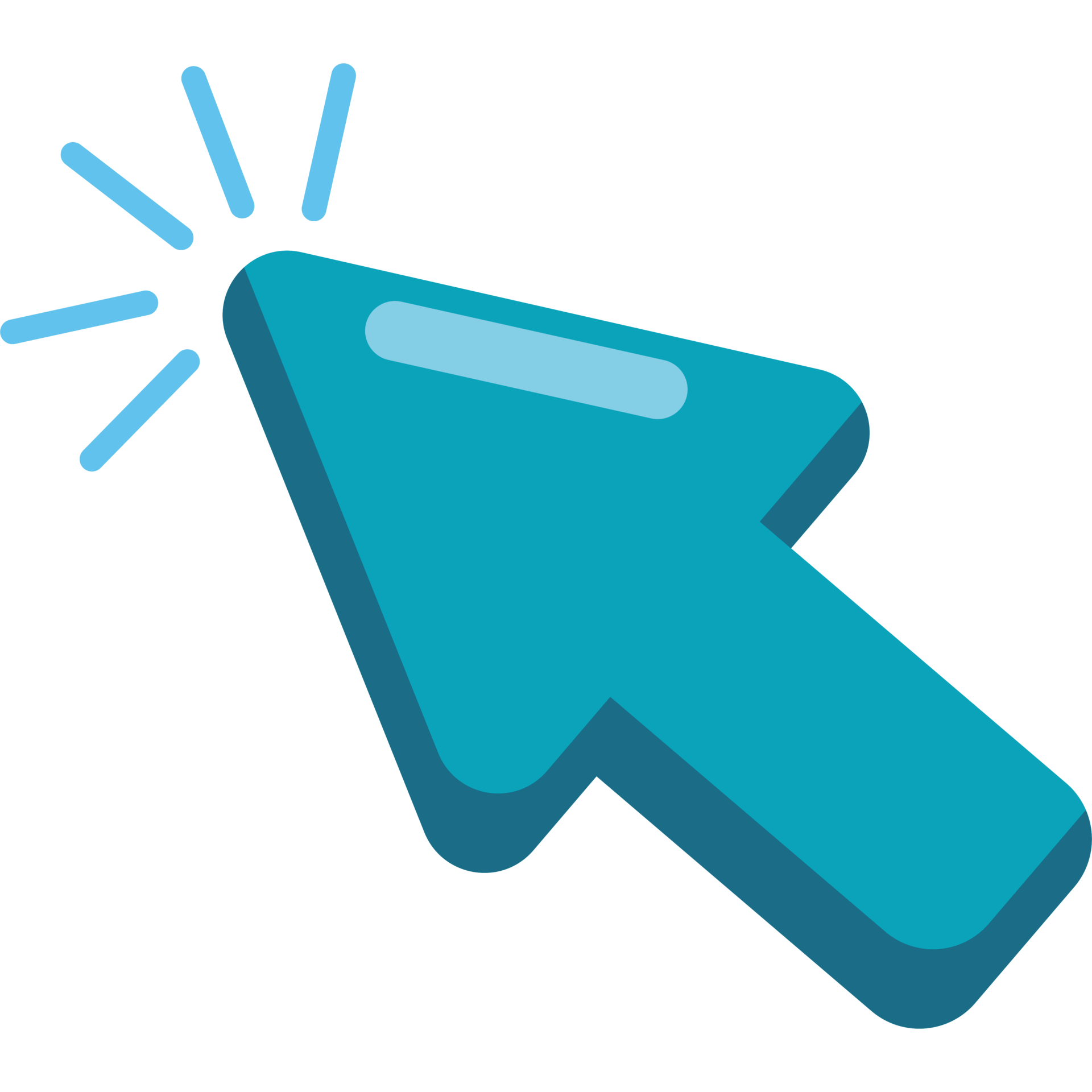 blue arrow cursor 24096688 PNG