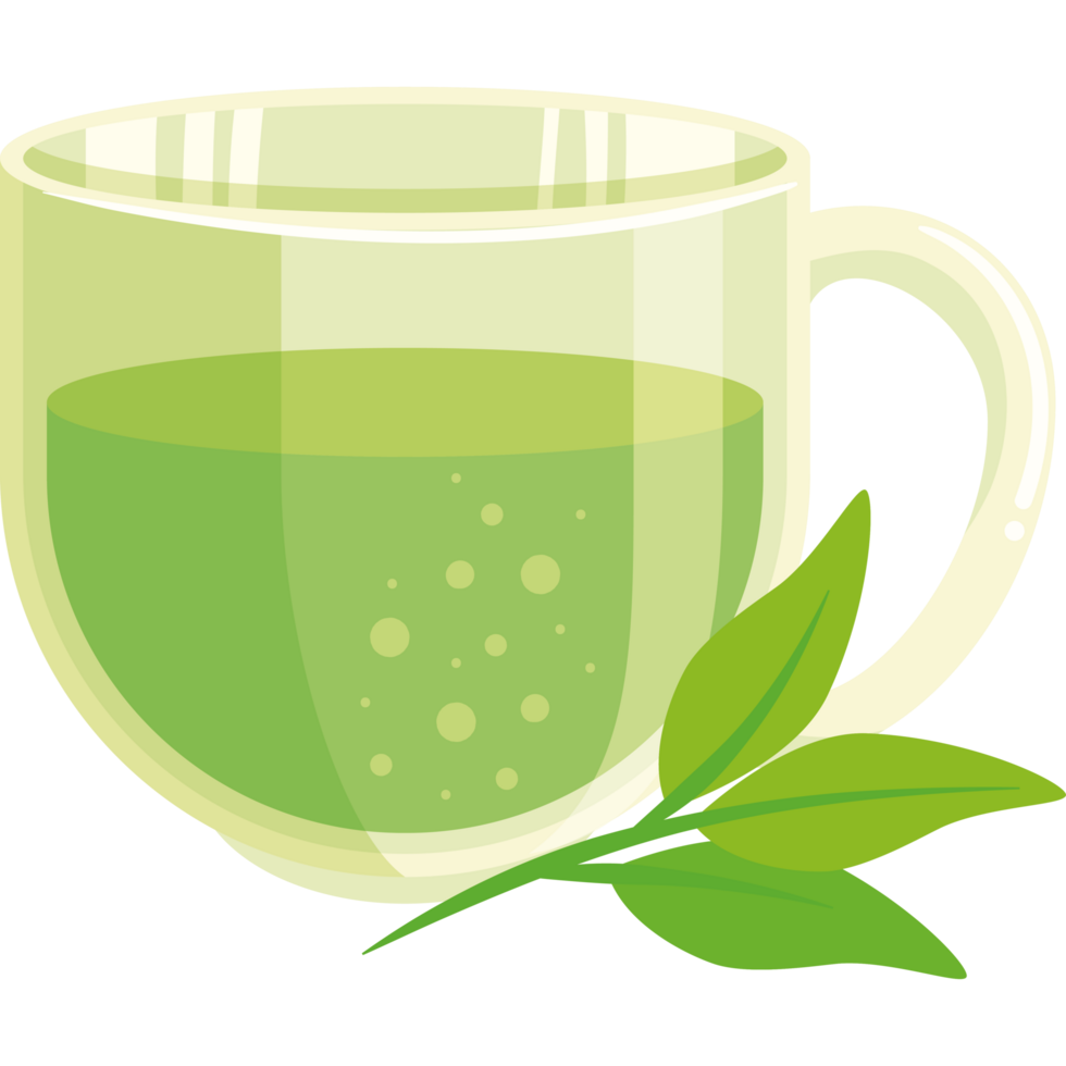 green tea drink png