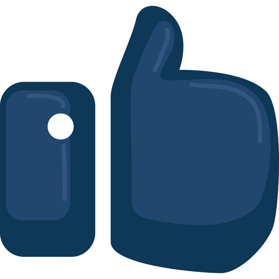 hand like thumb up png