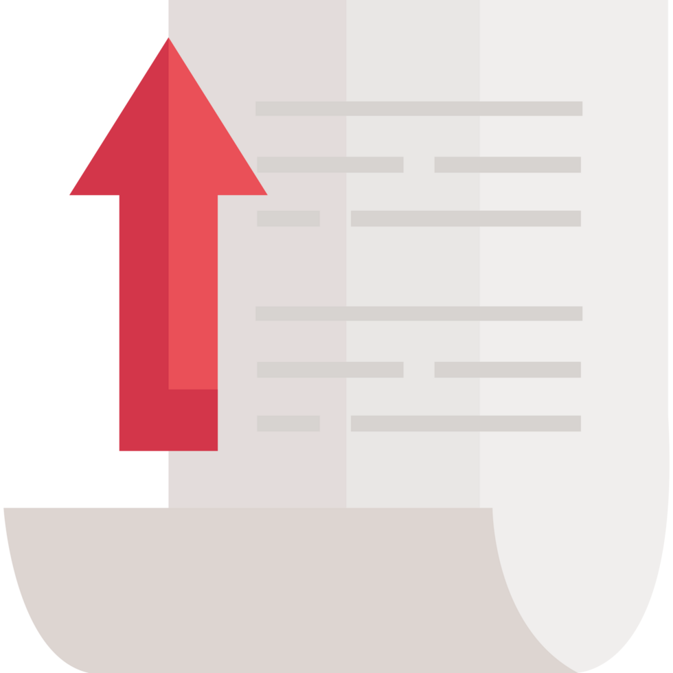 document file with arrow up png