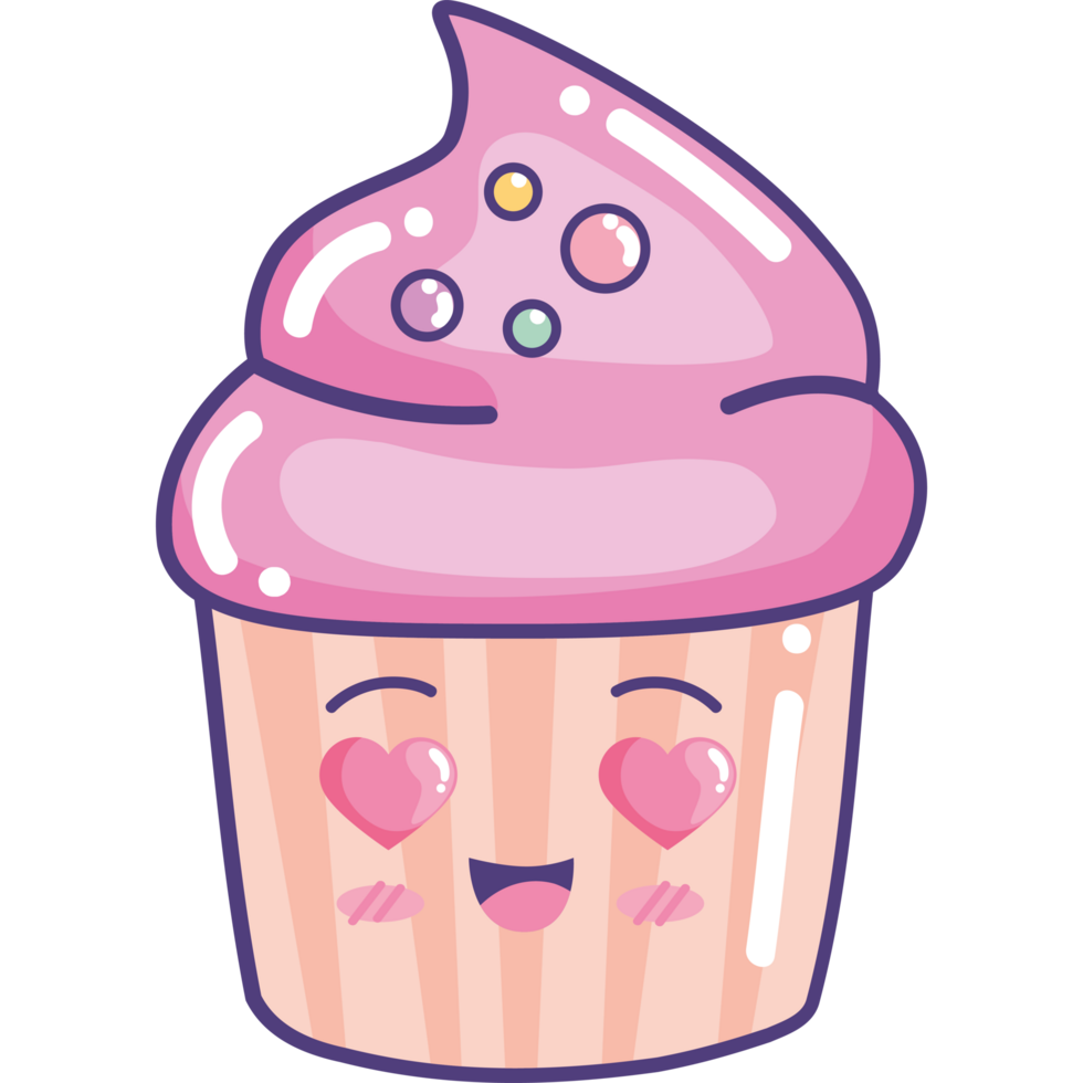 sweet cupcake kawaii png