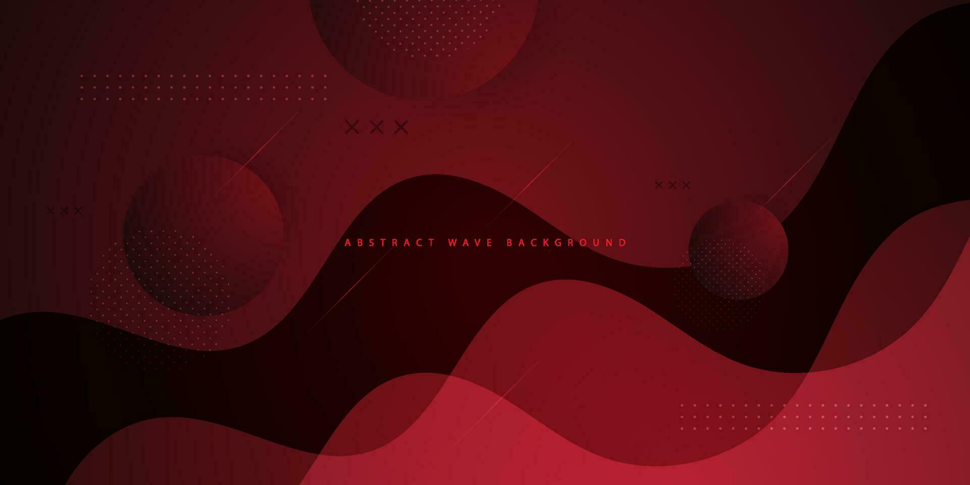 Modern abstract dark red wave geometric gradient illustration background with 3d look and simple pattern. cool design and luxury. Eps10 vector