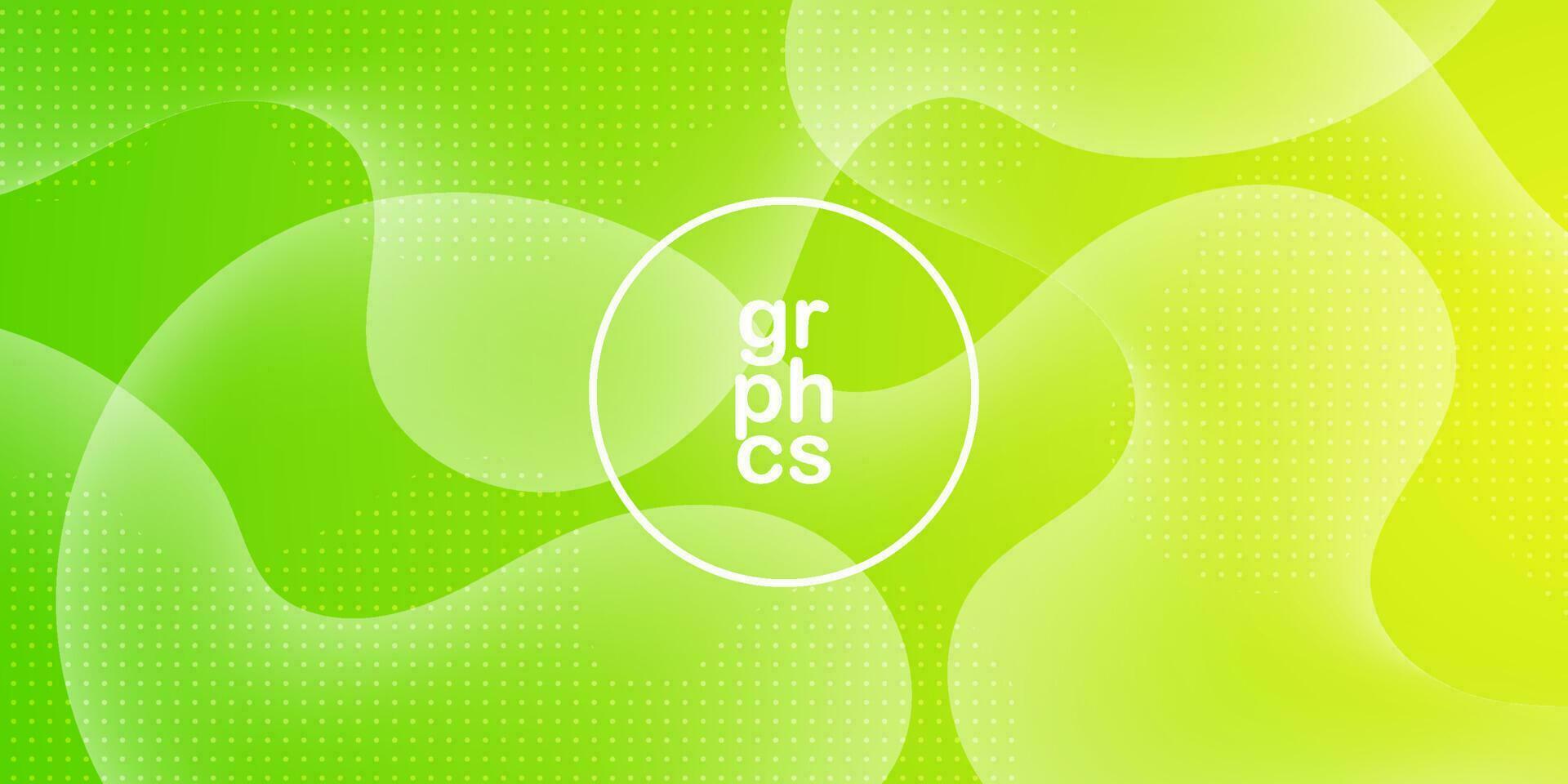 Green colorful liquid fluid mesh combination on bright abstract background.Simple pattern soft color on background. Eps10 vector