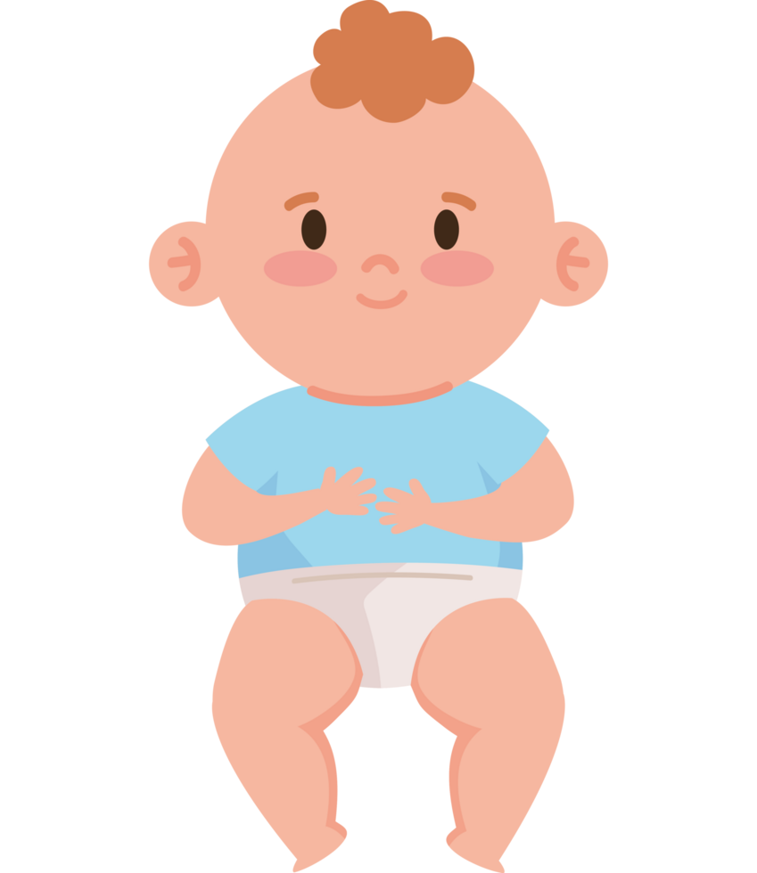 süßes kleines Baby lächelt png