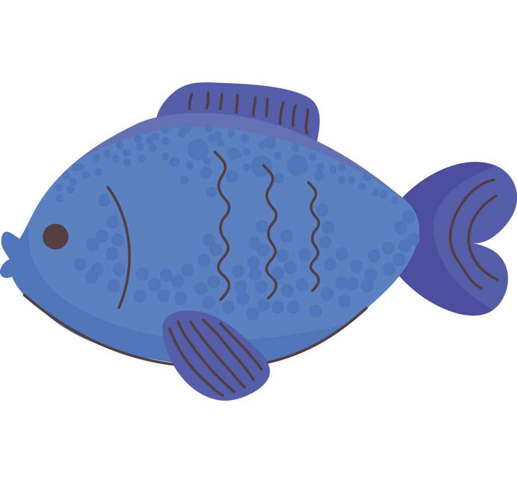 cute fish animal png