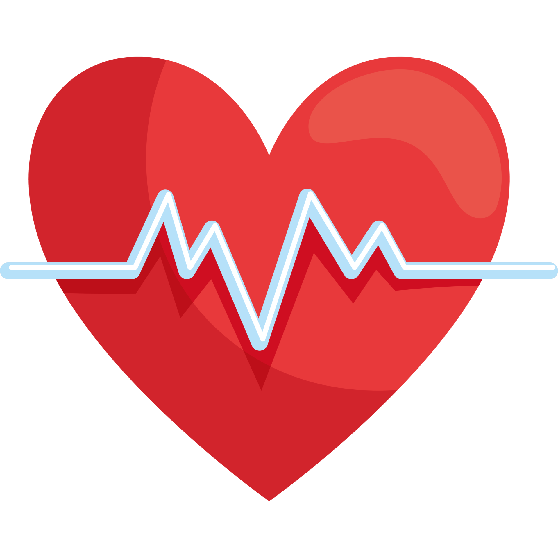 Herz-Cardio mit Herzschlag 24097581 PNG