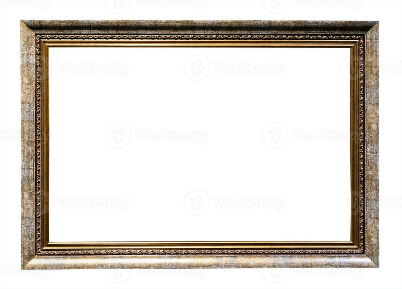 old horizontal gray brown wooden picture frame photo