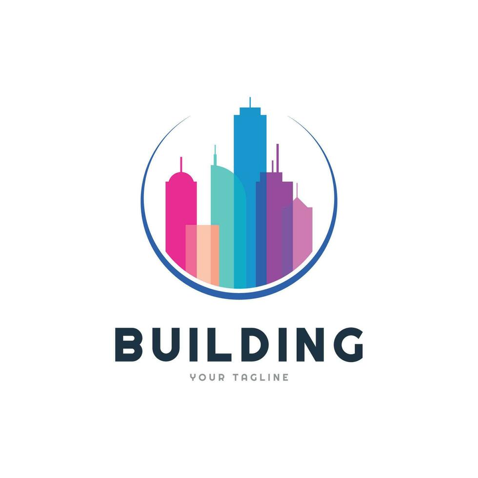 Real Estate Business Logo vector illustration design