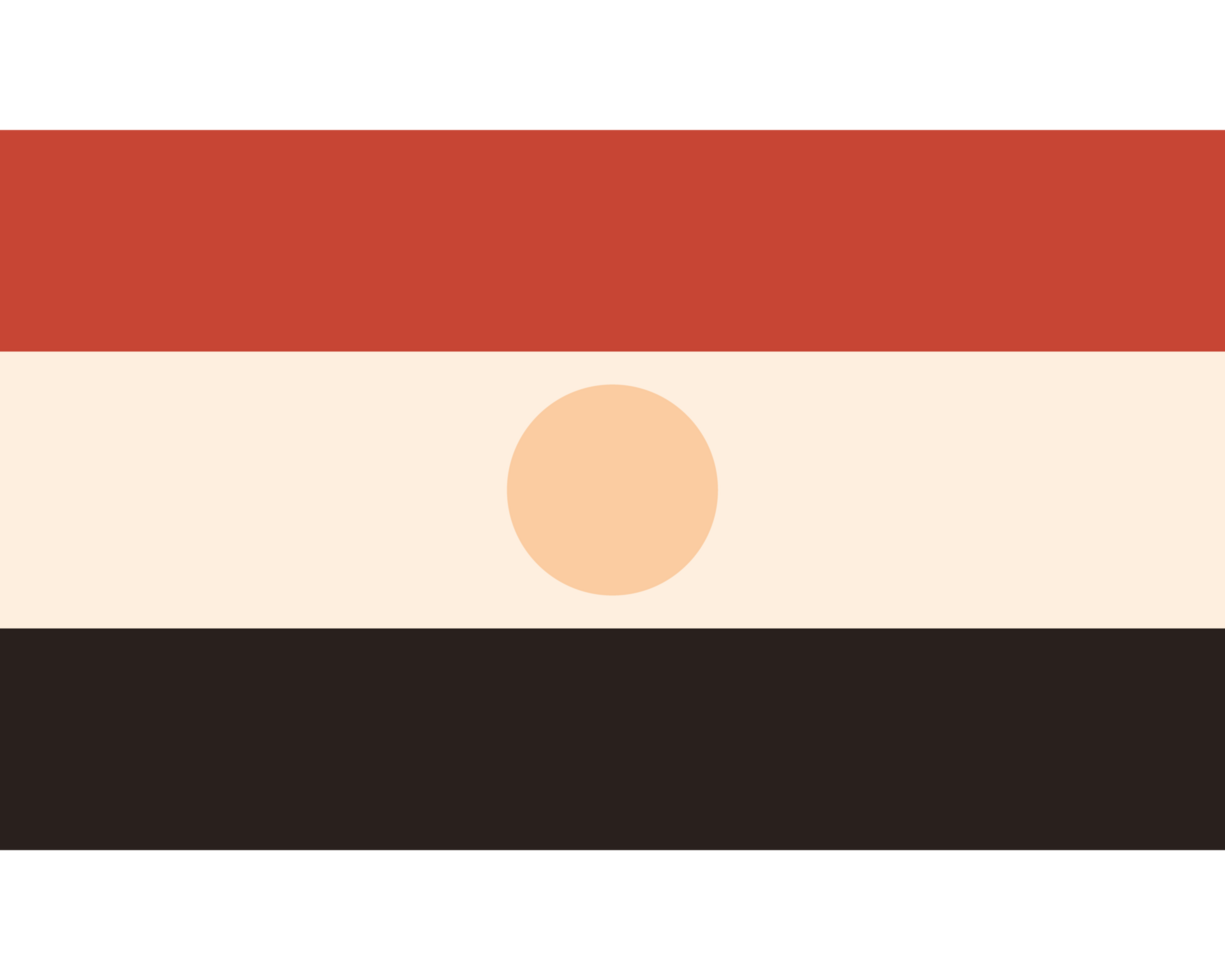 país de bandeira egípcia png