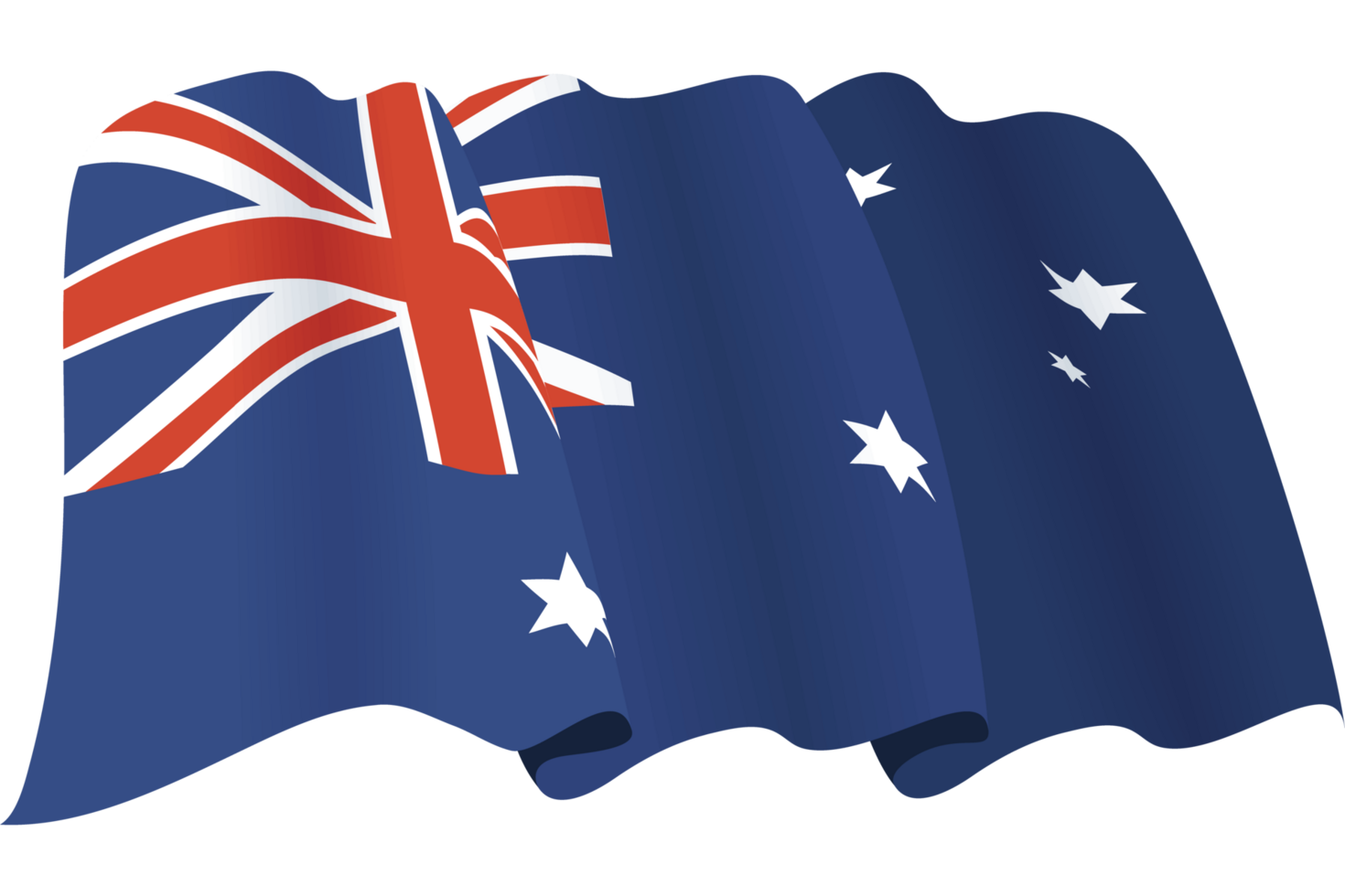australian flag waving png