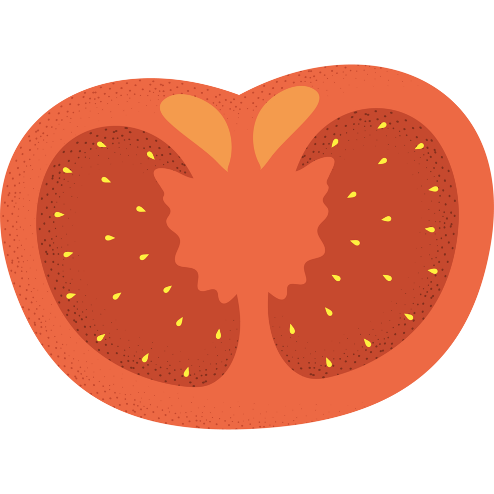 légume frais demi-tomate png